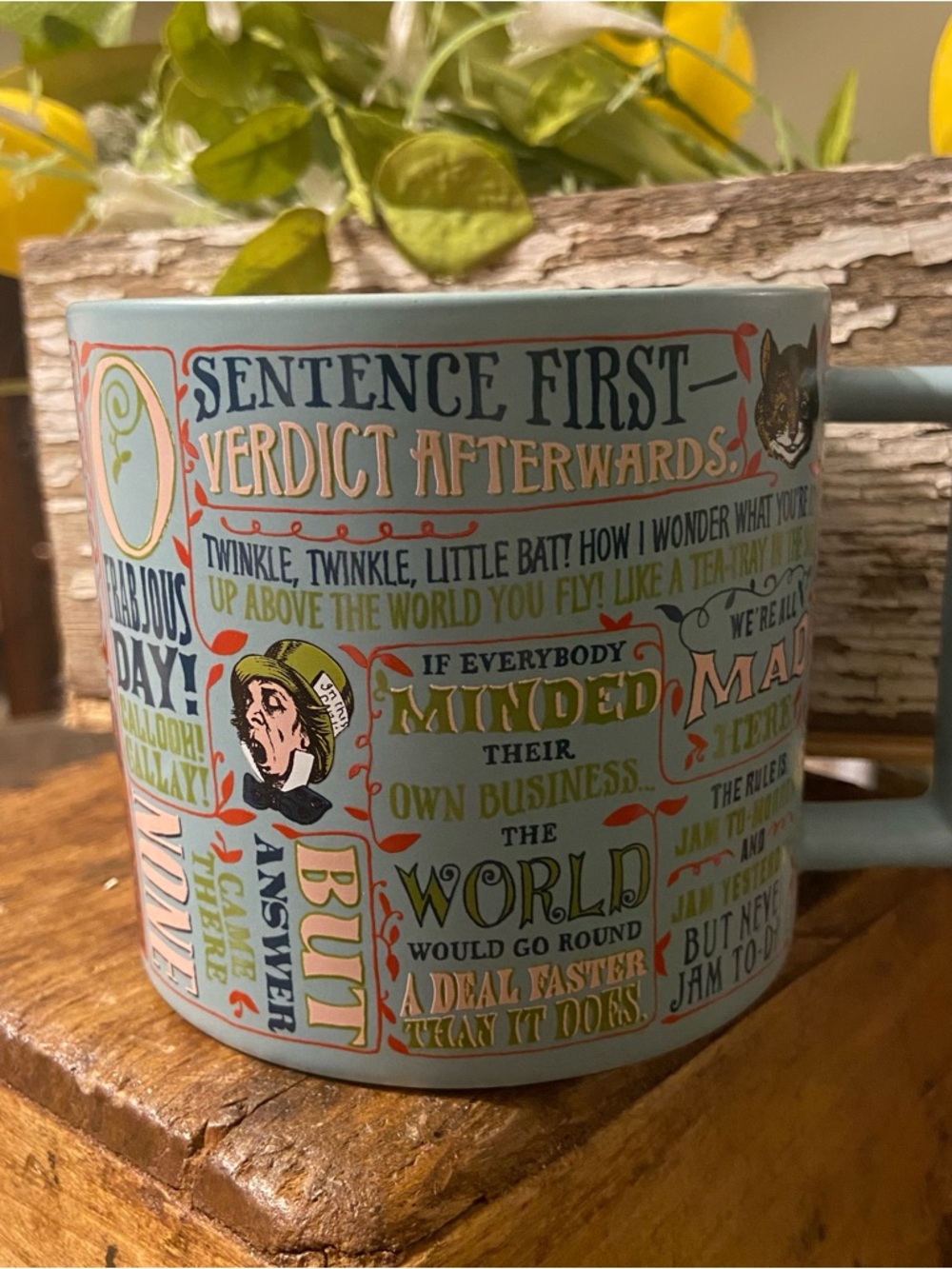 2016 Alice In Wonderland Coffee Mug Lewis Carroll Philosopher’s Guild